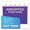 Pendaflex 1/5-Cut Tabs Letter Size Colored Hanging Folders - Violet (25/Box)